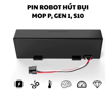 Pin Robot hút bụi Xyaomi MOP P & PRO, MIJIA GEN 1, VACUUM S10 - 336.030₫, giảm 20% 6
