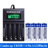 Pin sạc 1.2V AA/AAA 5.800mAh + sạc UK93B, hộp đựng Doublepow - Dùng cho mic không dây, giá từ 209k còn 166k 10