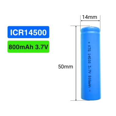 Pin sạc 14.500 AA 3.7V 800mAh ICR4.500 - Dung lượng cao, giá ưu đãi 40.000 VND 2