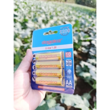 Pin Sạc 1.5V 3.800mAh Lithium-Ion Dagaka Nhật Bản – Dung Lượng Cao, Sạc Nhanh Tự Ngắt, Giá 210.000 VND