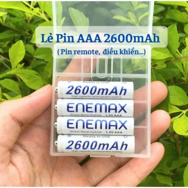 Pin Sạc 1.5V AA 4.600mAh & AAA 2.600mAh - Mic Karaoke, Điều Khiển, Giá 97.000₫