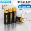 Pin sạc 1.5V AA AAA USB Beston Lithium 3.500mWh Dùng cho Micro karaoke, máy đo huyết áp, vỉ 02, giảm giá 119k