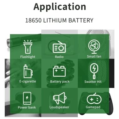 Pin sạc 18.650 19.800mAh 3.7V Li-ion dung lượng cao kèm bộ sạc hàng chính hãng mới seal giảm giá 118.900 VND 3