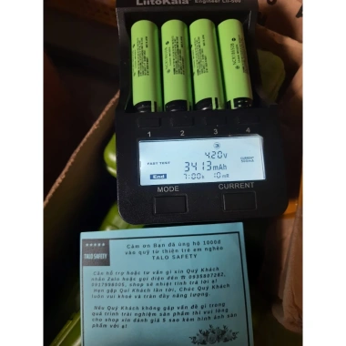 Pin sạc 18.650 3.400mAh và 21.700 4.900mAh - Đèn pin, sạc dự phòng, giảm còn 85.000đ 5