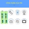 Pin sạc 18.650 3.7V 12.580mWh Doublepow công suất cao Hàng xuất khẩu giá 92.000₫ 2