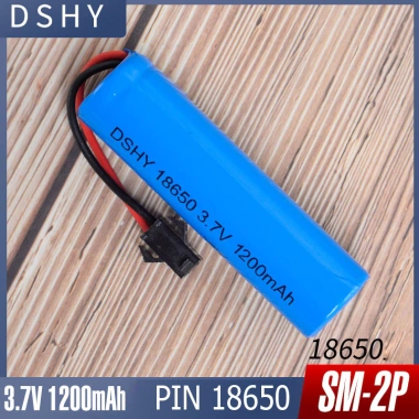 Pin sạc 18.650 3.7V SM-2P 1.200mAh - Giá 16.000₫, phù hợp đồ chơi ô tô
