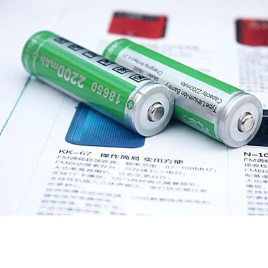 Pin sạc 18.650 4.2V 2.200-4.400mAh Lithium‑ion 6.000mAh siêu tốt - Đèn pin quạt mimi