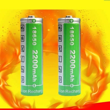Pin sạc 18.650 4.2V 2.200-4.400mAh Lithium‑ion 6.000mAh siêu tốt - Đèn pin quạt mimi