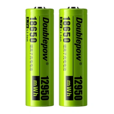 Pin sạc 18.650 Doublepow 3.7V 12.950mWh - cho quạt tích điện, đồ chơi, đèn pin, 99.000₫
