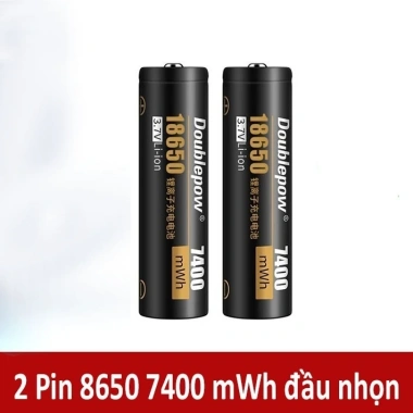 Pin Sạc 18.650 Doublepow 3.7V Dung Lượng Lớn 9.250/7.400/5.550mWh - Giá 43.240 VNĐ 9 Pin Sạc 18.650 Doublepow 3.7V Dung Lượng Lớn 9.250/7.400/5.550mWh - Giá 43.240 VNĐ 9