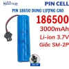 Pin sạc 18.650 Giắc SM-2P 3.000mAh/2.000mAh dung lượng cao cho ô tô điều khiển - 34.000đ