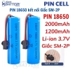 Pin sạc 18.650 Giắc SM-2P 3.000mAh/2.000mAh dung lượng cao cho ô tô điều khiển - 34.000đ 2