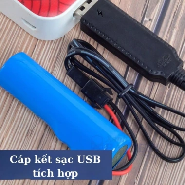 Pin sạc 18.650 Giắc SM-2P 3.000mAh/2.000mAh dung lượng cao cho ô tô điều khiển - 34.000đ 5