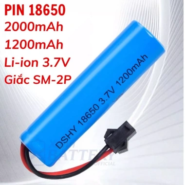 Pin sạc 18.650 Giắc SM-2P 3.000mAh/2.000mAh dung lượng cao cho ô tô điều khiển - 34.000đ 6