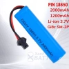 Pin sạc 18.650 Giắc SM-2P 3.000mAh/2.000mAh dung lượng cao cho ô tô điều khiển - 34.000đ 7