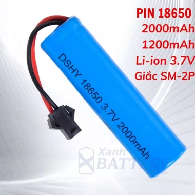 Pin sạc 18.650 Giắc SM-2P 3.000mAh/2.000mAh dung lượng cao cho ô tô điều khiển - 34.000đ 7