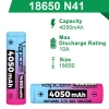 Pin sạc 18.650 Vapcell N41 4.050mAh 10A - Công nghệ mới, dung lượng lớn nhất, giảm giá 240.000 VND
