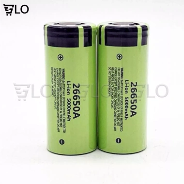 Pin Sạc 26.650 3.7V 5.000mAh 30A - Dòng cao, Dùng đèn pin siêu sáng, pin dự phòng, giá ưu đãi 94.500₫ 2
