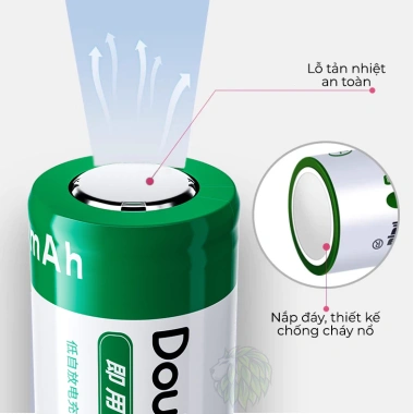 Pin Sạc 26.650 Doublepow 5.000mAh Thay Thế 2S/3S/4S Dùng Cho Đèn Pin Siêu Sáng Giá 89.000đ