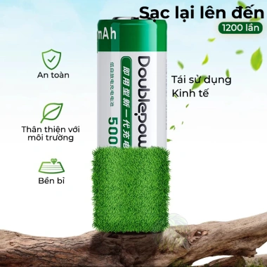 Pin Sạc 26.650 Doublepow 5.000mAh Thay Thế 2S/3S/4S Dùng Cho Đèn Pin Siêu Sáng Giá 89.000đ