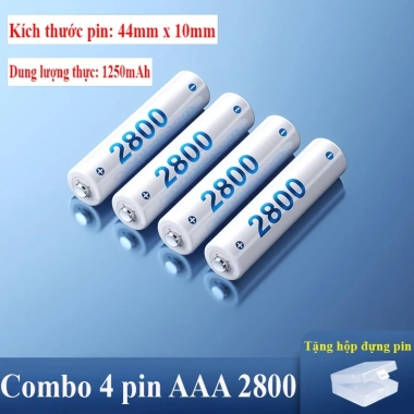 Pin Sạc AA 1.2V Doublepow 5.800/2.800 – Dùng cho Micro, Máy Ảnh, Đồ Gia Dụng 58.000 VND