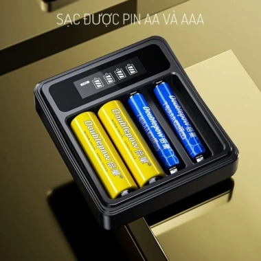 Pin sạc AA 1.5V 3.400mWh kèm bộ sạc, giá chỉ 240.000 VND, giảm giá mạnh
