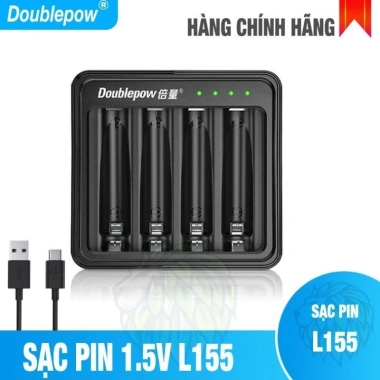 Pin sạc AA 1.5V Doublepow 3.400mWh + Bộ sạc nhanh L156 - Giá ưu đãi 150.000đ 3