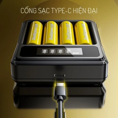 Pin sạc AA 1.5V Doublepow 3.400mWh + Bộ sạc nhanh L156 - Giá ưu đãi 150.000đ 4
