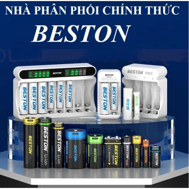 Pin sạc AA 3.000mAh Beston 100% dung lượng – Bền, chơi mic, giá 47.940₫