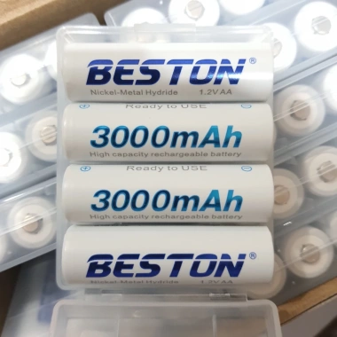 Pin sạc AA 3.000mAh Beston 100% dung lượng – Bền, chơi mic, giá 47.940₫