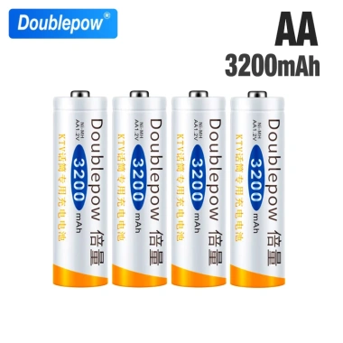 Pin sạc AA 3.200mAh Doublepow - Bộ 2 viên bền mãi, dùng lâu, chỉ 70.000₫