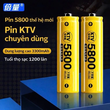 Pin sạc AA 3.300mAh vàng dung lượng cao - Hộp 4 viên, giảm giá 130.000₫