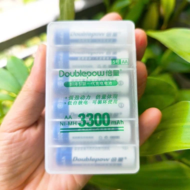 Pin sạc AA AAA Doublepow dung lượng cao, sạc lại nhiều lần cho micro không dây, điều khiển, máy ảnh - Giá 50.600đ 10