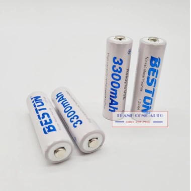 Pin sạc AA Beston 3.300mAh 1.2V - 4 viên, sạc lại nhiều lần, chính hãng, 145.000₫ 4