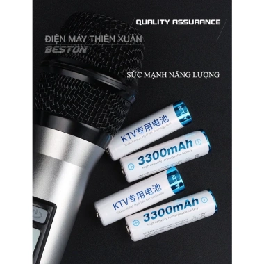 Pin sạc AA Beston KTV3.300mAh 04 chiếc cho karaoke, đồ chơi, đồng hồ, flash, máy ảnh - 129k 3