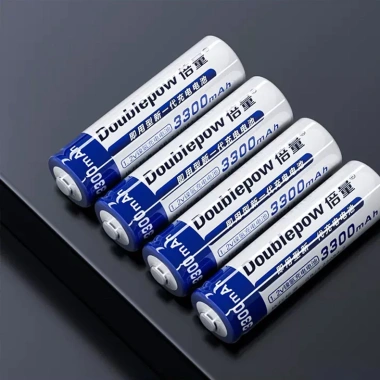 Pin Sạc AA Doublepow 3.300mAh Dung Lượng Cao cho Micro Không Dây, Đồ Chơi, Đồng Hồ, Đèn Pin, Trắng Xanh 5 Pin Sạc AA Doublepow 3.300mAh Dung Lượng Cao cho Micro Không Dây, Đồ Chơi, Đồng Hồ, Đèn Pin, Trắng Xanh 5
