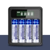 Pin Sạc AA Doublepow 3.300mAh Dung Lượng Cao cho Micro Không Dây, Đồ Chơi, Đồng Hồ, Đèn Pin, Trắng Xanh 8