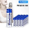 Pin sạc AA Doublepow 3.300mAh xanh 4 hộp - Phù hợp micro karaoke, đồ chơi, đồng hồ, máy ảnh 2