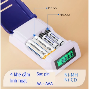 Pin sạc AA Doublepow thông minh dung lượng cao - Hàng chính hãng, giá 153.000đ 6 Pin sạc AA Doublepow thông minh dung lượng cao - Hàng chính hãng, giá 153.000đ 6