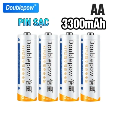 Pin Sạc AA KTV 3.300mAh Doublepow cho Micro Karaoke, Đồ Chơi, Đồng Hồ, Quạt, Remote - Giá 149.000đ