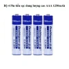 Pin sạc AAA 1.250mAh Doublepow - Dung lượng cao, sạc nhanh, tặng hộp đựng