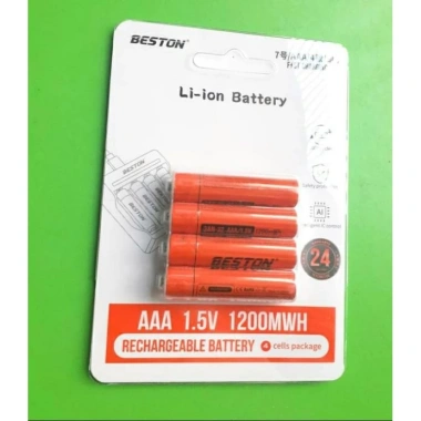 Pin sạc AA/AAA 1.5V Beston và bộ sạc nhanh M7.031 tự ngắt, đèn xanh báo đầy - 110.186₫ 2