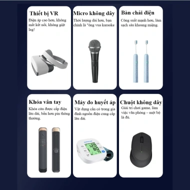 Pin sạc AA/AAA 1.5V Doublepow 3.400mWh Dùng cho micro, bàn chải, remote 69.000đ