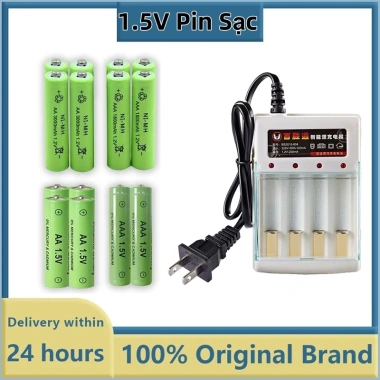 Pin Sạc AA/AAA 1.5V Ổn Định, Sạc Nhanh Thông Minh, Dung Lượng Cao Chuẩn Nhật – AA 3.000mAh, AAA 2.100mAh 3