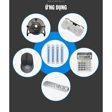 Pin Sạc AA/AAA Beston C9.009 - Sạc nhanh, tự ngắt, đa năng cho micro karaoke, loa, đồ chơi, đồng hồ