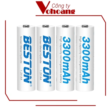 Pin sạc Beston AA 1.2V NiMH chính hãng, dung lượng cao, tương thích nhiều thiết bị, chỉ 65.000 VND Pin sạc Beston AA 1.2V NiMH chính hãng, dung lượng cao, tương thích nhiều thiết bị, chỉ 65.000 VND