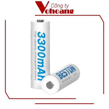 Pin sạc Beston AA 1.2V NiMH chính hãng, dung lượng cao, tương thích nhiều thiết bị, chỉ 65.000 VND