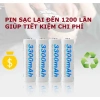 Pin sạc BESTON AA AAA dung lượng cao, giá tốt 38.000₫, sạc lại nhiều lần cho micro không dây và điều khiển 3