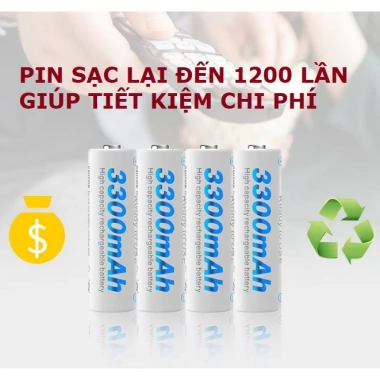 Pin sạc BESTON AA AAA dung lượng cao, giá tốt 38.000₫, sạc lại nhiều lần cho micro không dây và điều khiển 3