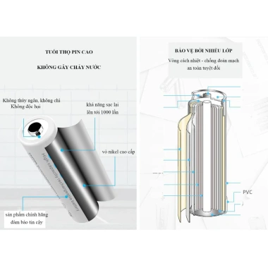Pin sạc BESTON AA AAA dung lượng cao, giá tốt 38.000₫, sạc lại nhiều lần cho micro không dây và điều khiển 4